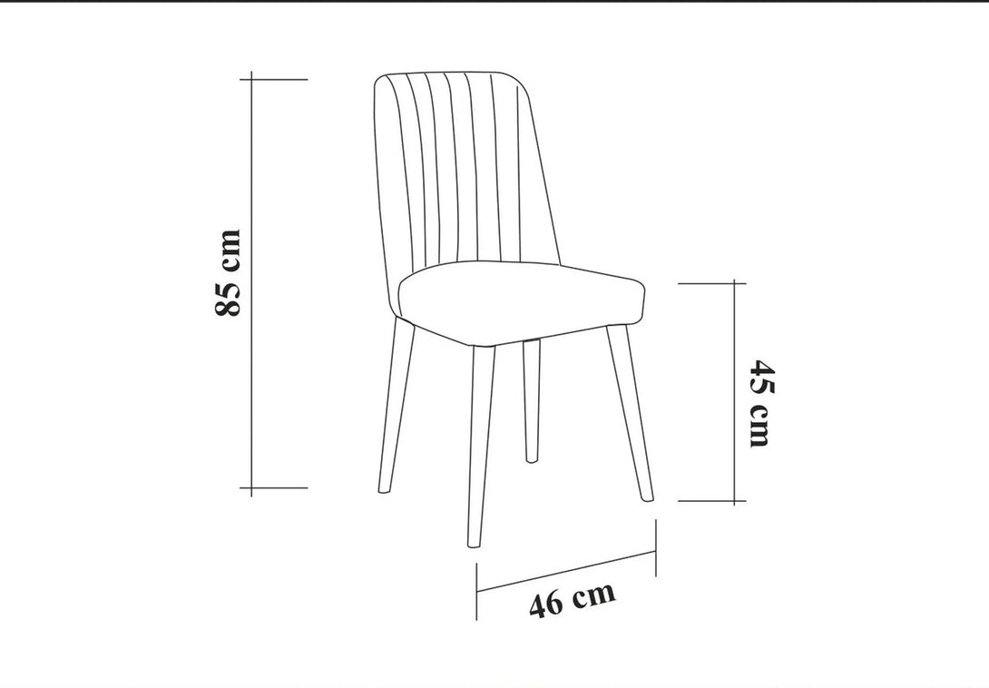 Étkezőgarnitúra(Kihúzható asztal, szék) (3 db) Vina 1048 - Fehér, Sötétkék-VASBÚTOR