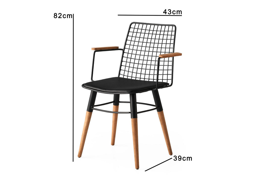 Étkezőszék szett (2 db) Trend 270 V2-VASBÚTOR