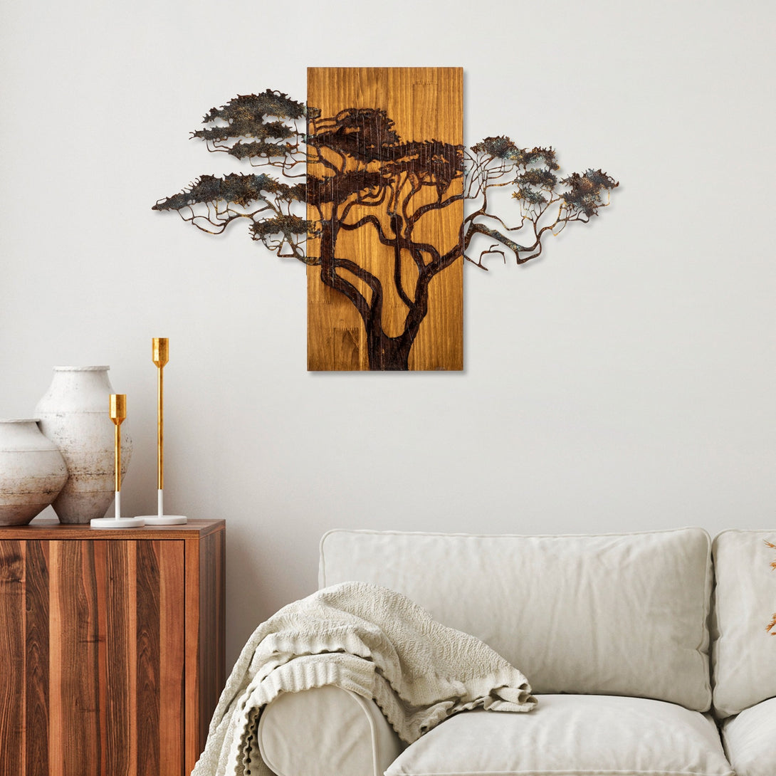 Fa fali dekoráció, Acacia Tree - 387-A-VASBÚTOR