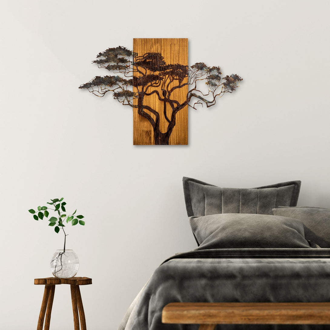 Fa fali dekoráció, Acacia Tree - 387-A-VASBÚTOR