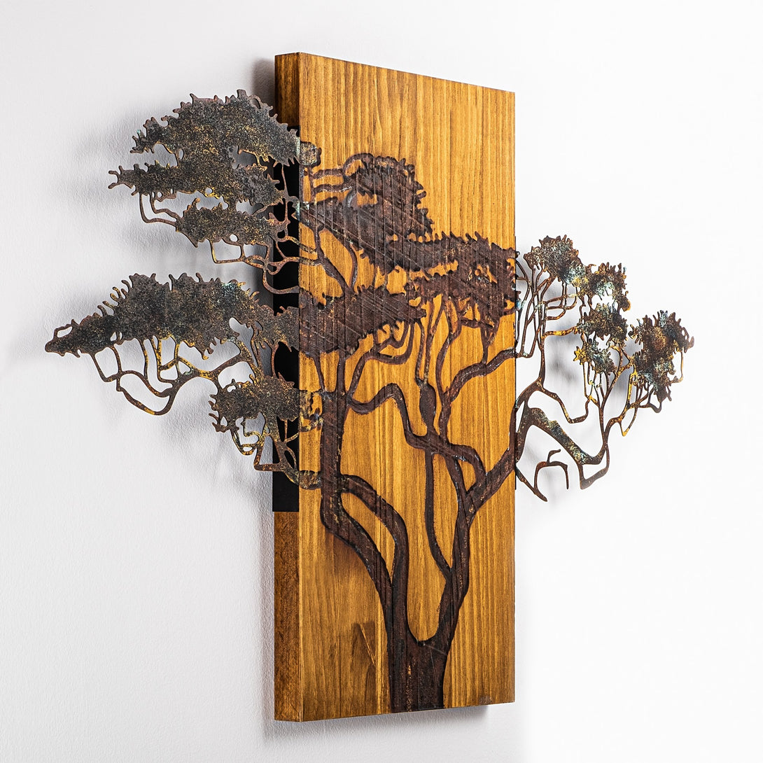 Fa fali dekoráció, Acacia Tree - 387-A-VASBÚTOR