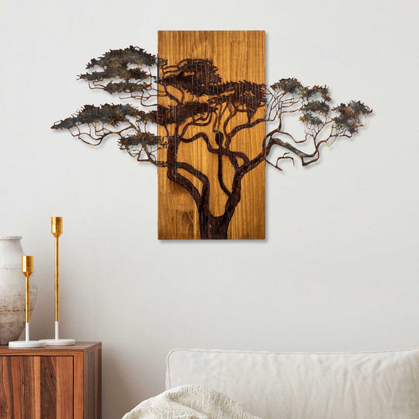 Fa fali dekoráció, Acacia Tree - 387-A-VASBÚTOR