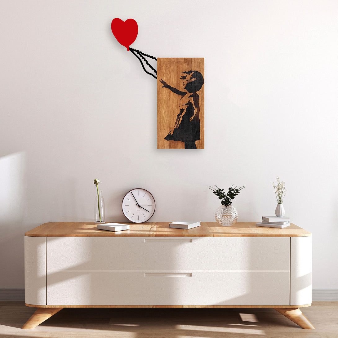 Fa fali dekoráció, Banksy - 15-VASBÚTOR