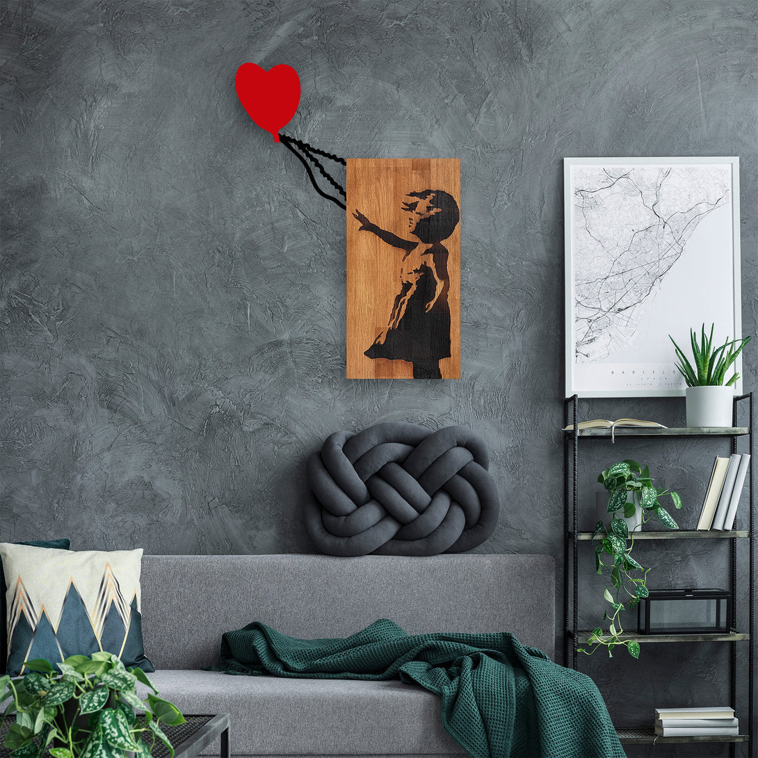 Fa fali dekoráció, Banksy - 15-VASBÚTOR