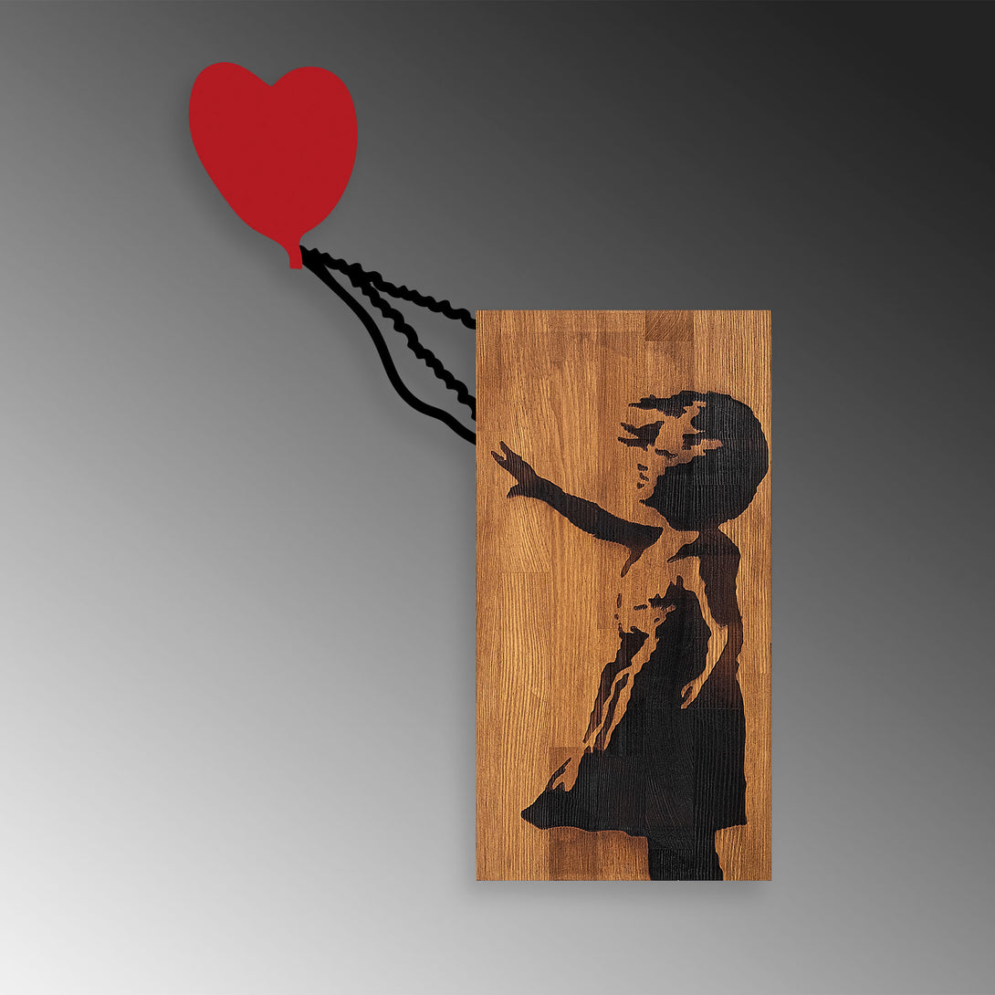 Fa fali dekoráció, Banksy - 15-VASBÚTOR