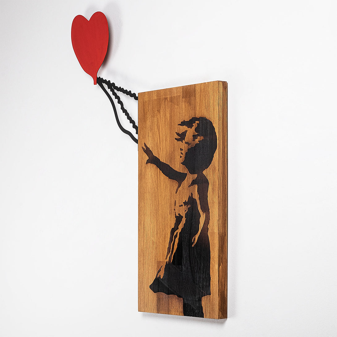 Fa fali dekoráció, Banksy - 15-VASBÚTOR