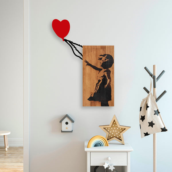 Fa fali dekoráció, Banksy - 15-VASBÚTOR