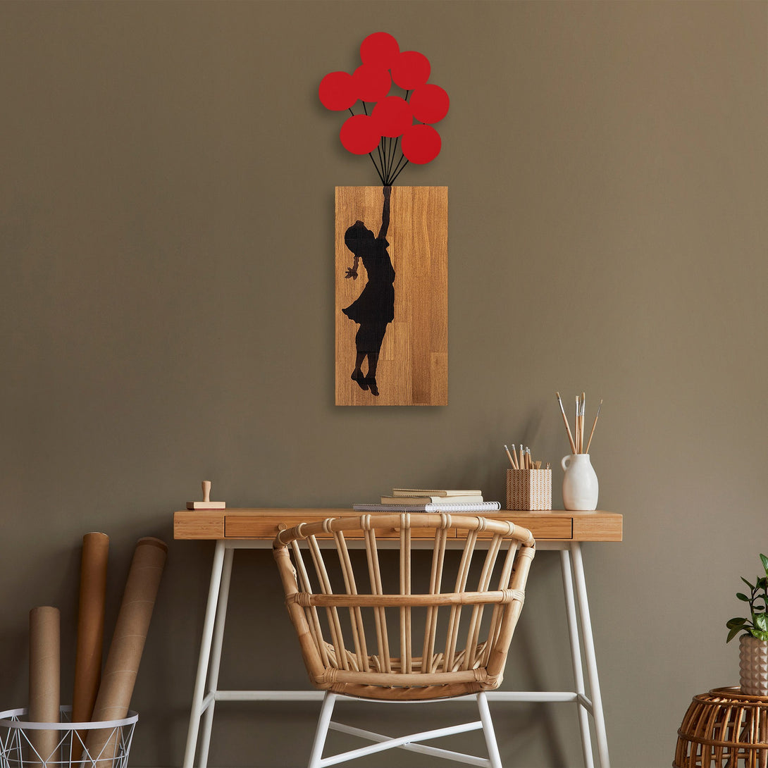 Fa fali dekoráció, Banksy - 17-VASBÚTOR