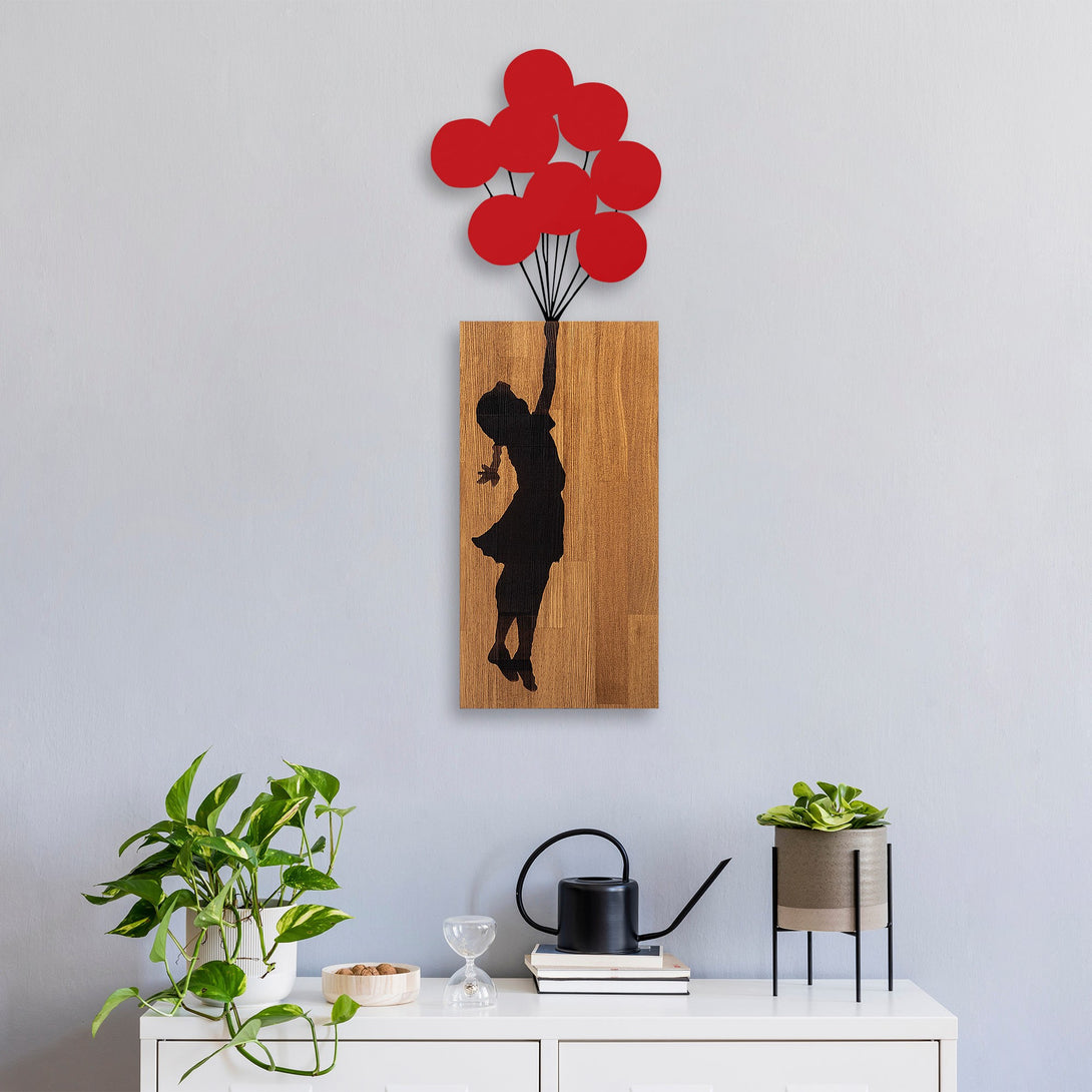 Fa fali dekoráció, Banksy - 17-VASBÚTOR