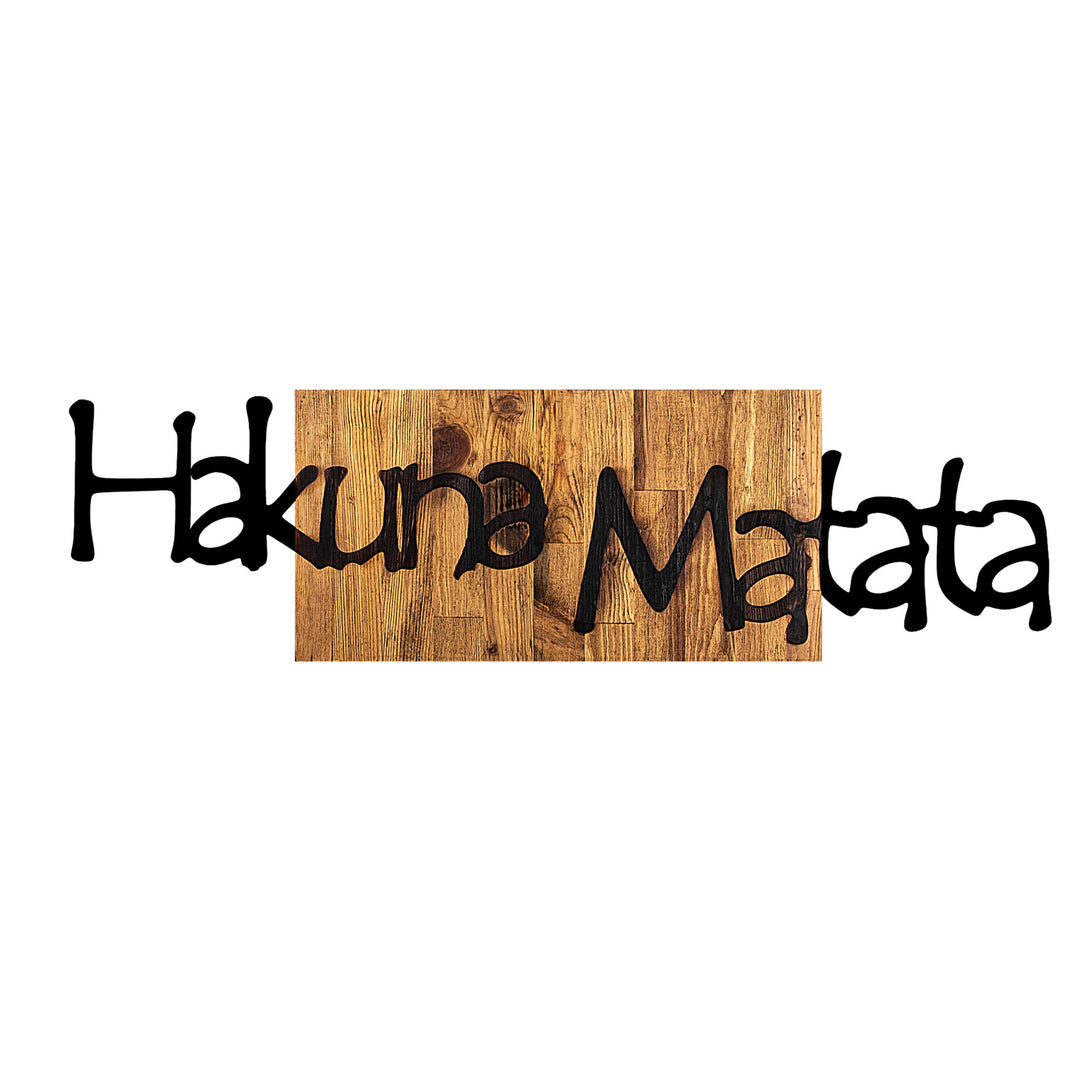 Fa fali dekoráció, Hakuna Matata 4-VASBÚTOR