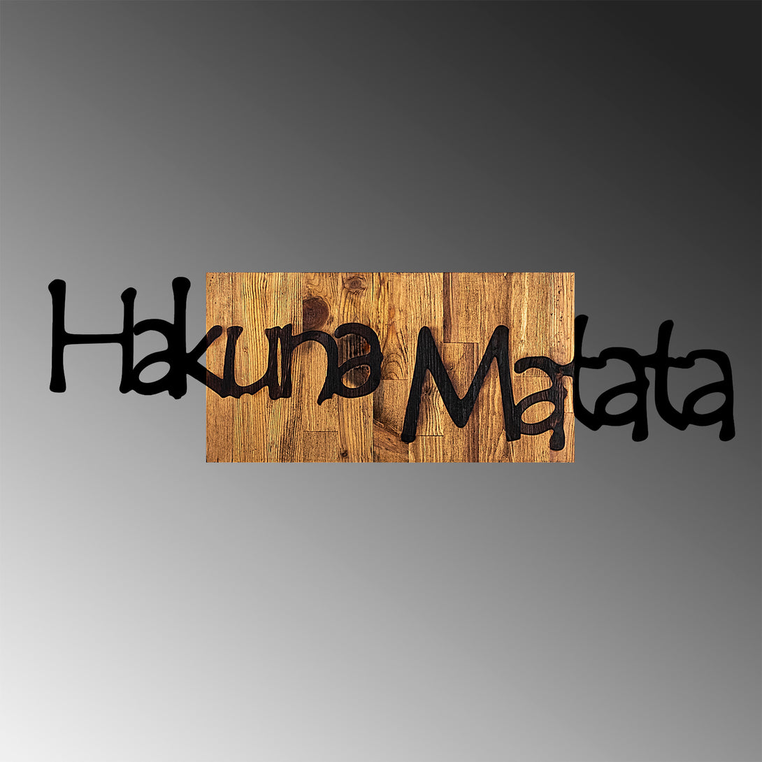 Fa fali dekoráció, Hakuna Matata 4-VASBÚTOR