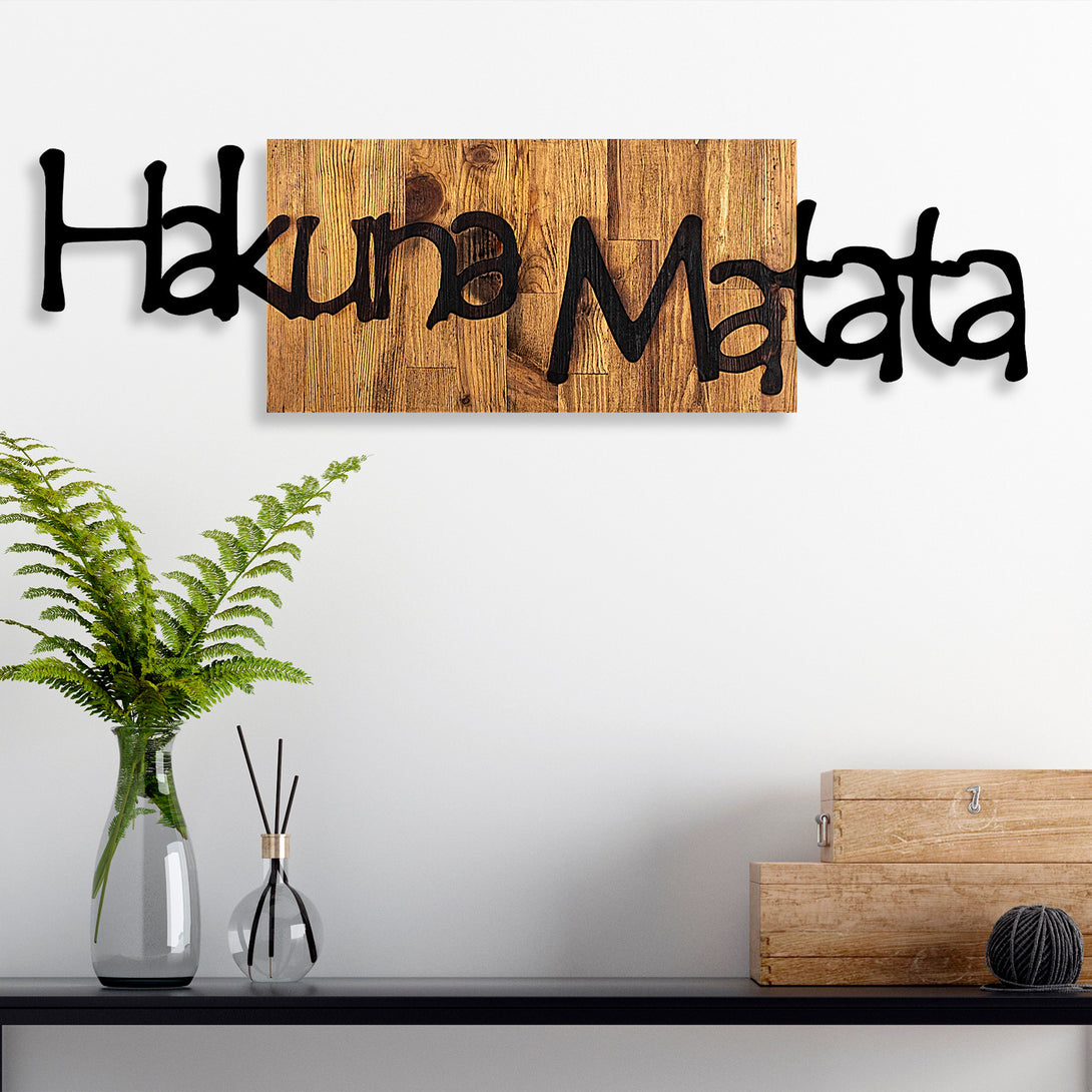 Fa fali dekoráció, Hakuna Matata 4-VASBÚTOR