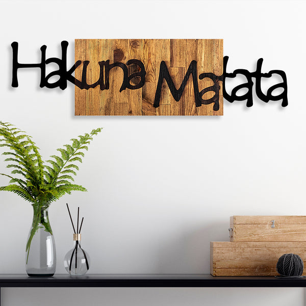 Fa fali dekoráció, Hakuna Matata 4-VASBÚTOR