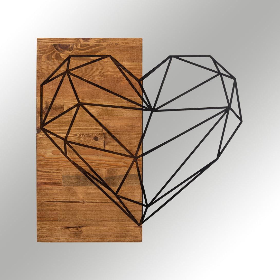 Fa fali dekoráció, Heart-VASBÚTOR