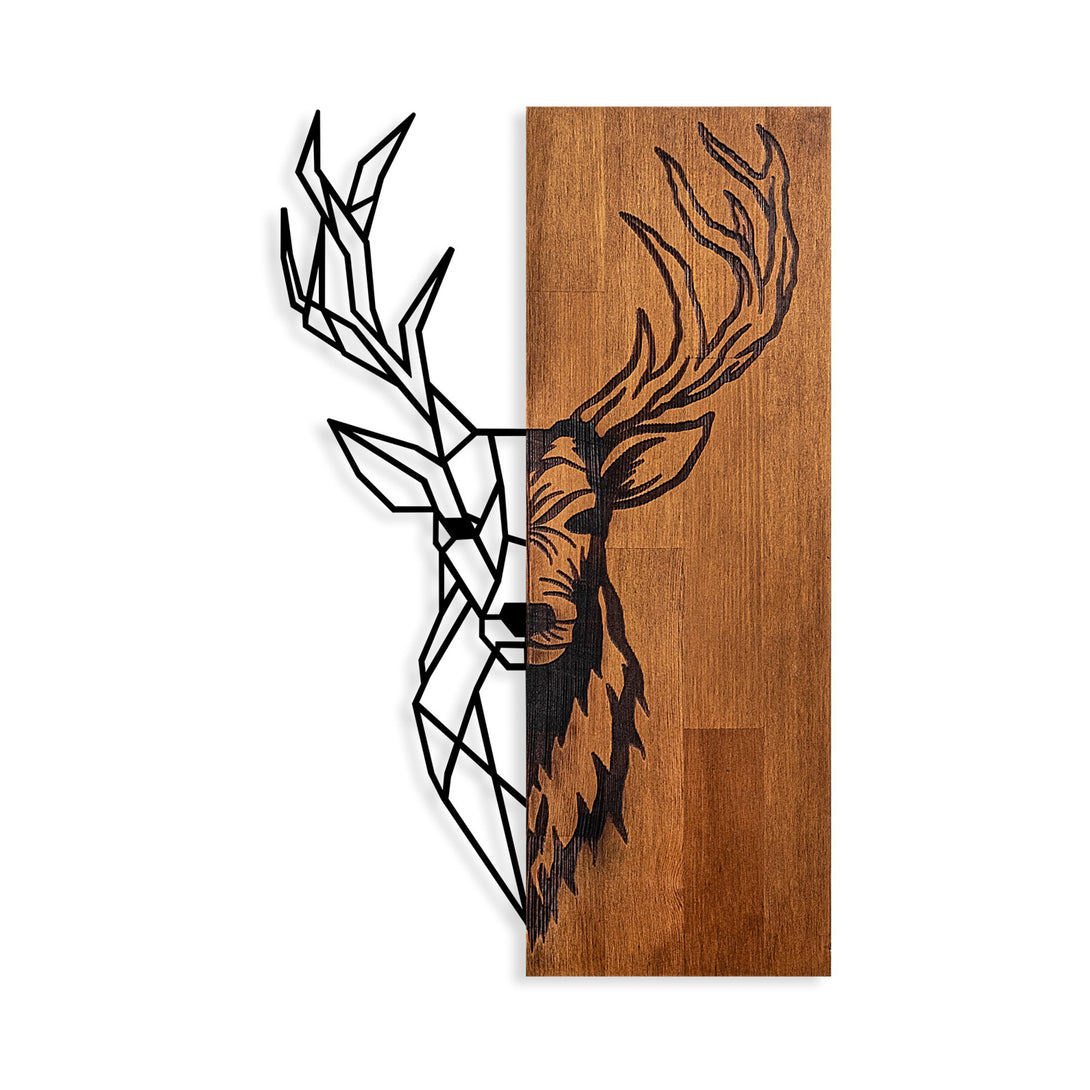 Fa fali dekoráció, Red Deer 1-VASBÚTOR