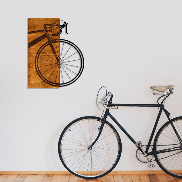 Fa fali dekoráció bicikli-VASBÚTOR