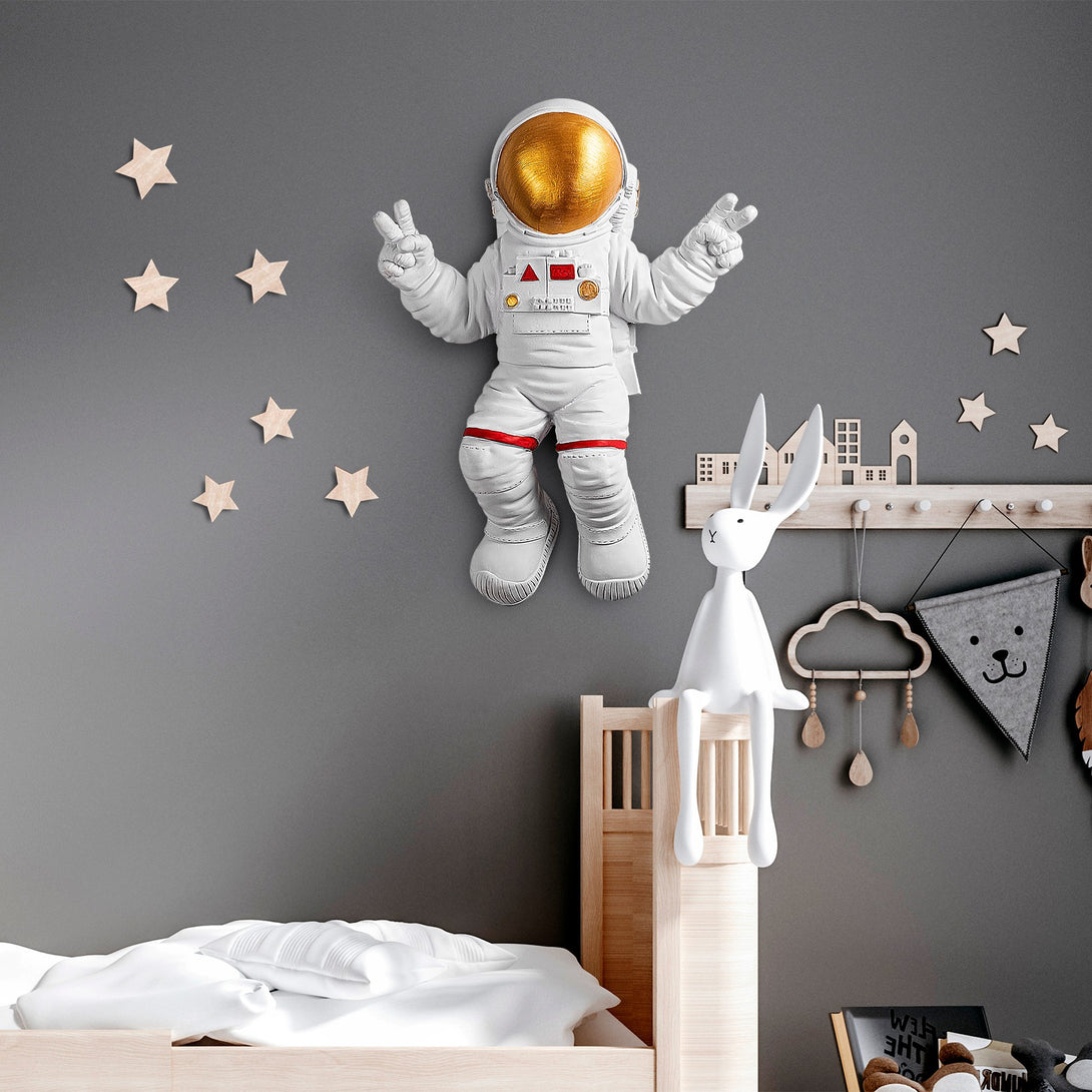 Fali Dekoráció, Peace Sign Astronaut - 1-VASBÚTOR
