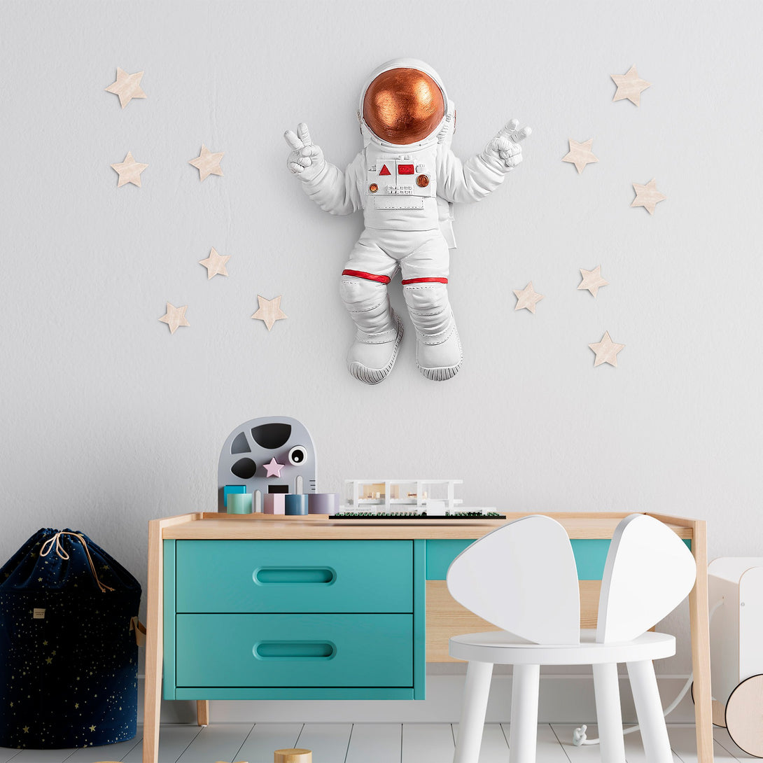 Fali Dekoráció, Peace Sign Astronaut - 3-VASBÚTOR