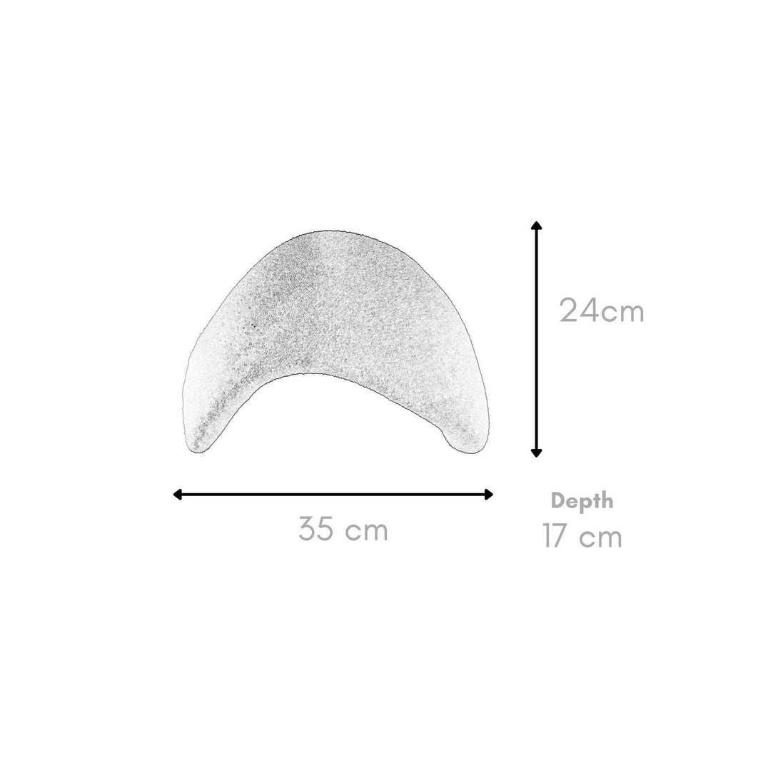 Fali Lámpa Szett (2 db)Wabi Sabi Shell - Betonszürke-VASBÚTOR