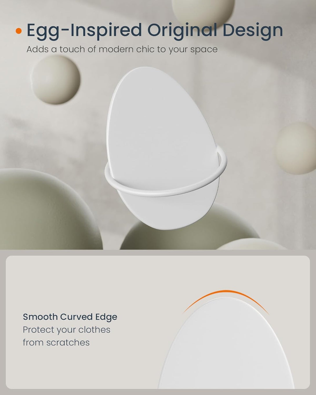 Fali fogas 4 db, falra szerelhető, fehér-VASBÚTOR