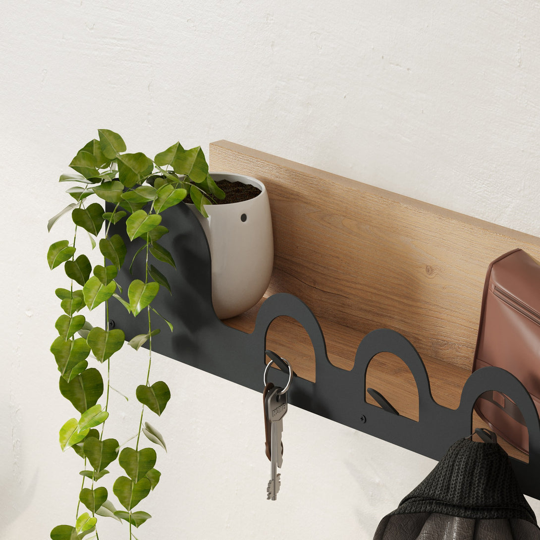 Fali fogas Liora Hanger - Sapphire, Oak-VASBÚTOR