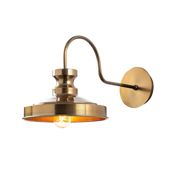Fali lámpa 42 cm, matt arany | BERCESTE-VASBÚTOR