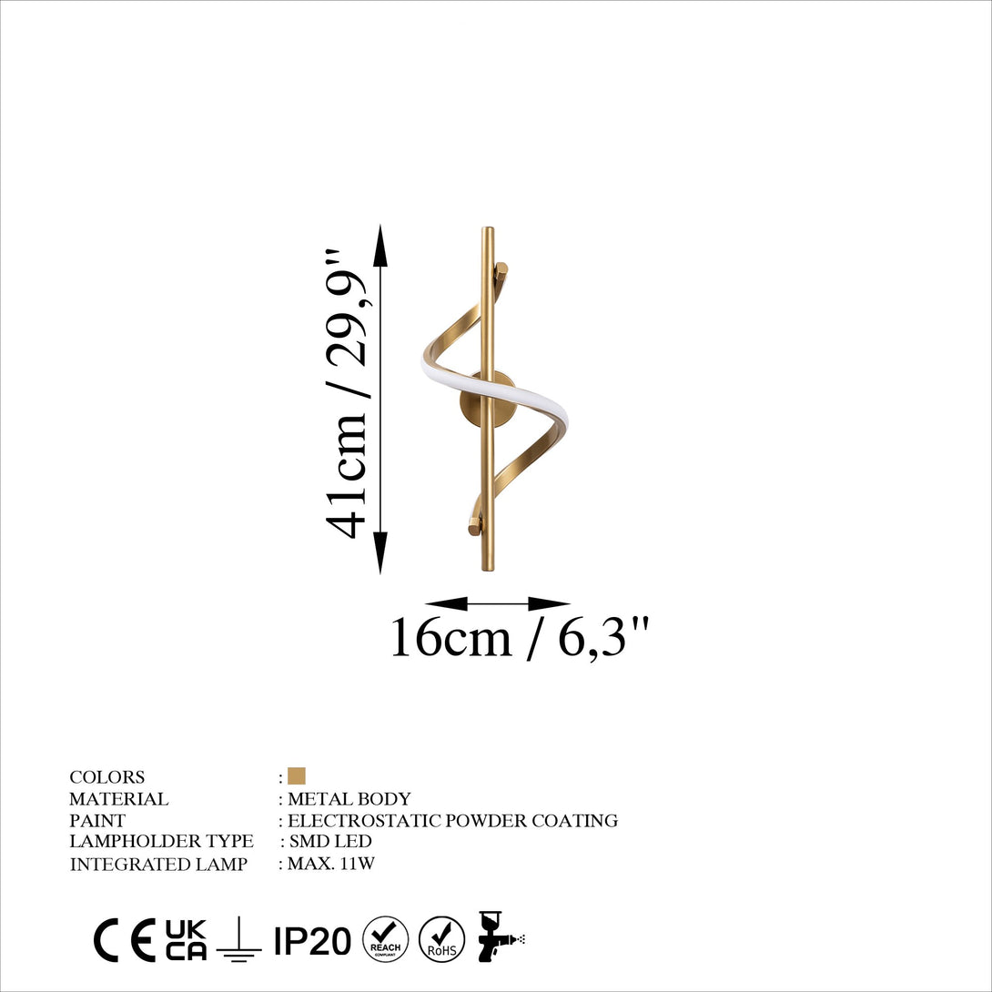 Fali lámpa, Lıkma - 13511-VASBÚTOR