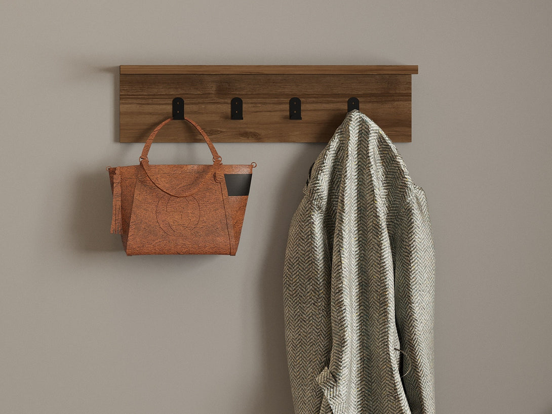 Fali polc Ayla - Walnut-VASBÚTOR