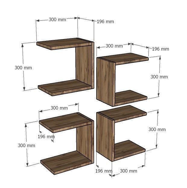 Fali polc Base - Sapphire Oak-VASBÚTOR