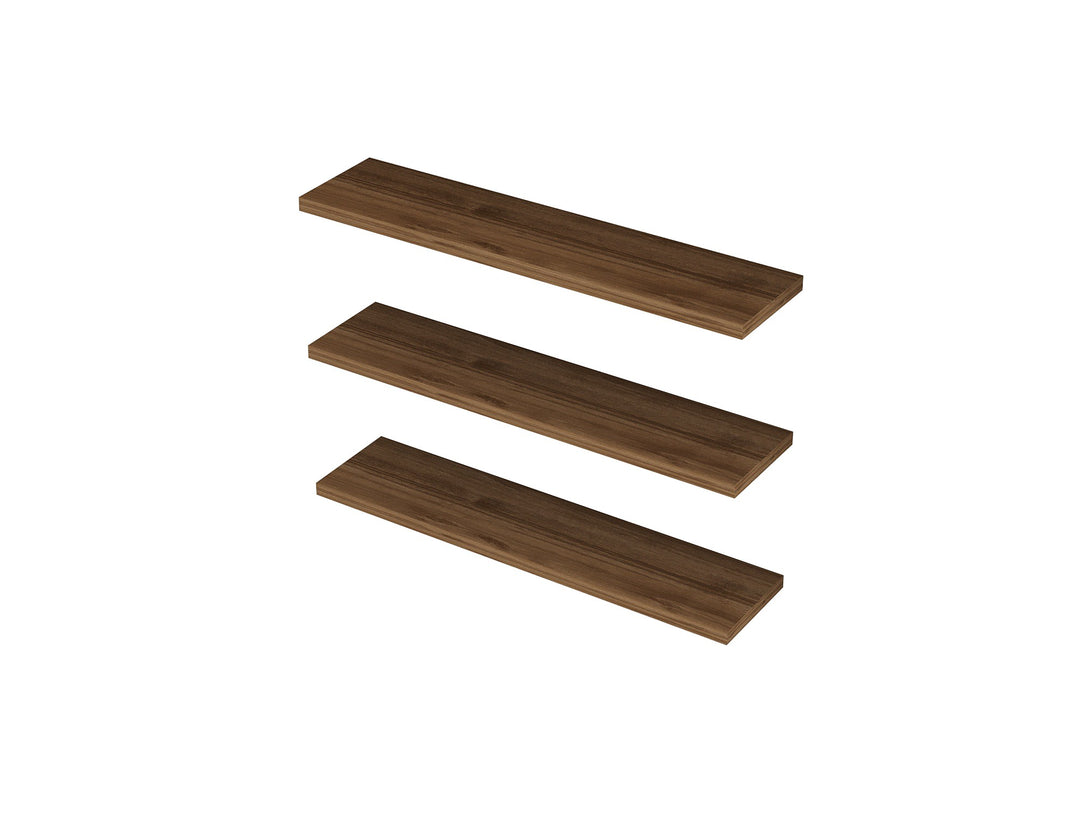 Fali polc Boss - Walnut-VASBÚTOR