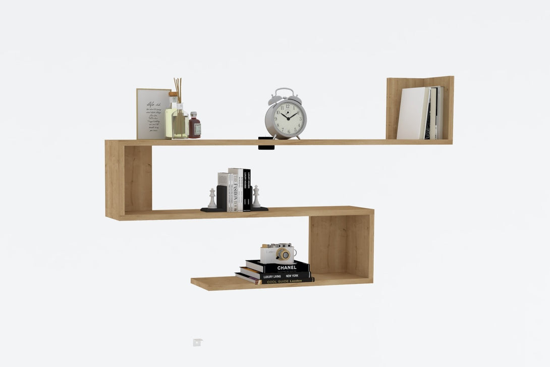 Fali polc Penne - Sapphire Oak-VASBÚTOR