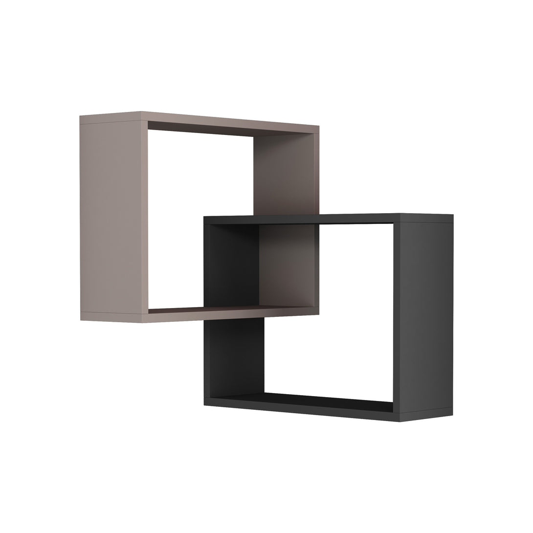 Fali polc Ring - Light Mocha, Anthracite-VASBÚTOR