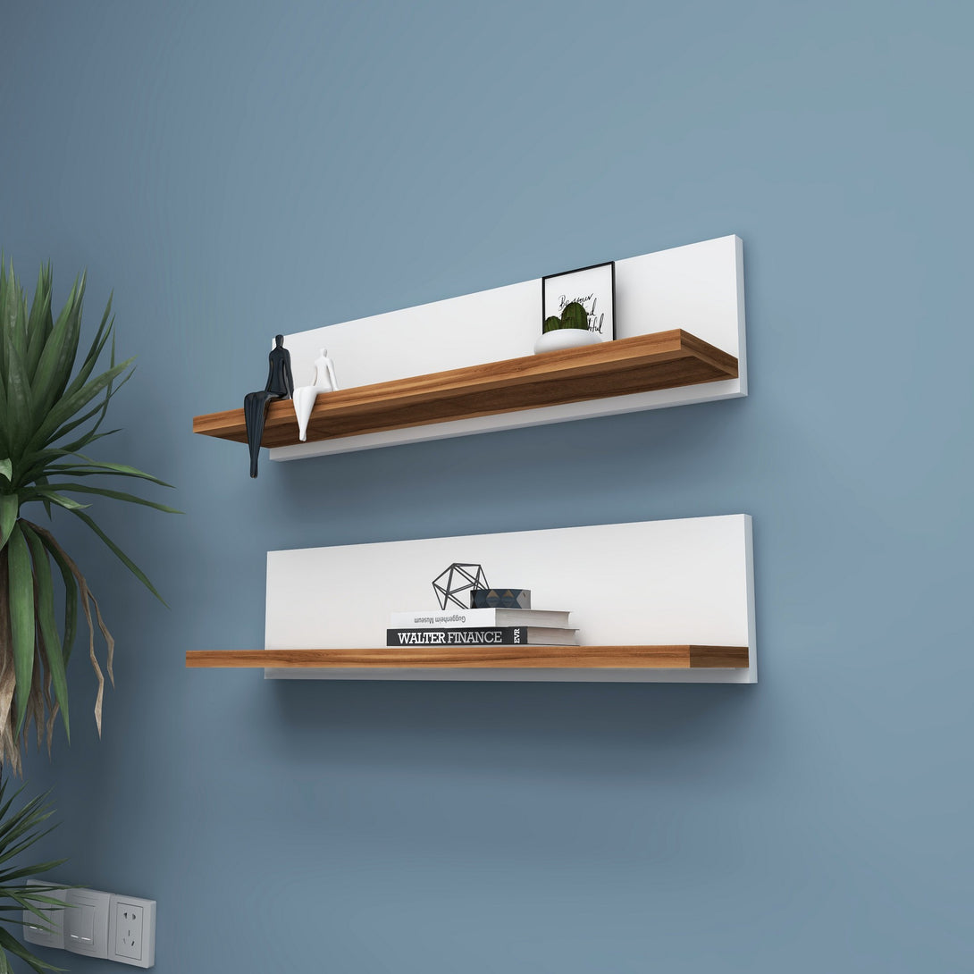 Fali polc Shelf - Fehér-VASBÚTOR