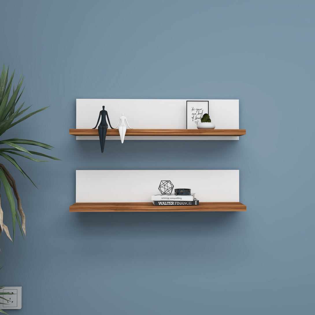 Fali polc Shelf - Fehér-VASBÚTOR