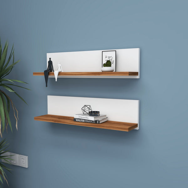 Fali polc Shelf - Fehér-VASBÚTOR