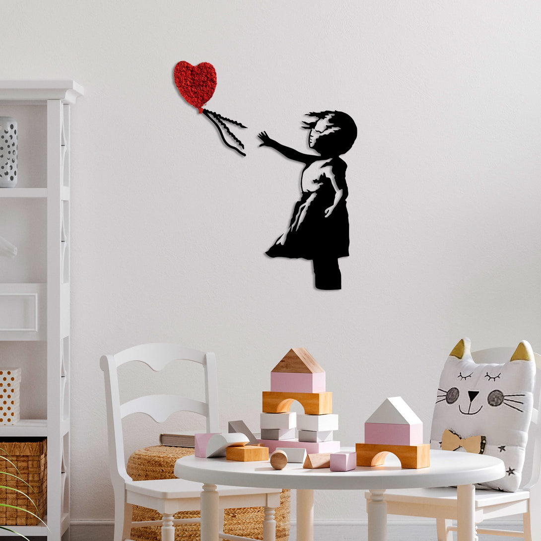 Fém fali dekoráció, Banksy - 13-1-VASBÚTOR