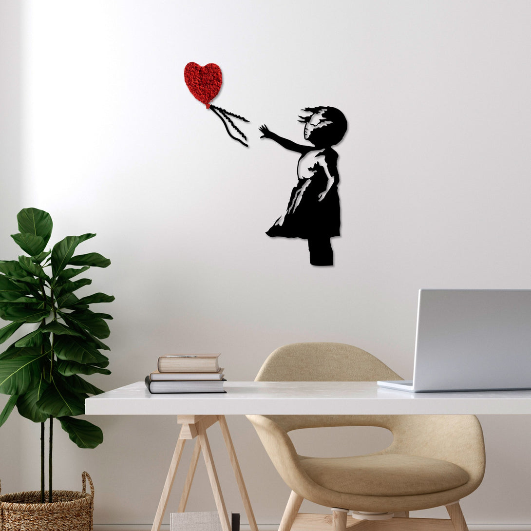 Fém fali dekoráció, Banksy - 13-1-VASBÚTOR