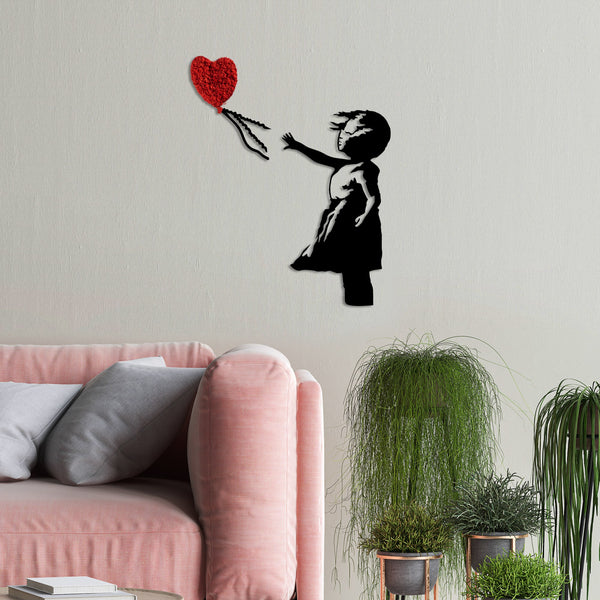 Fém fali dekoráció, Banksy - 13-1-VASBÚTOR