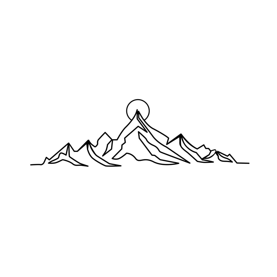 Fém fali dekoráció, Everest-VASBÚTOR