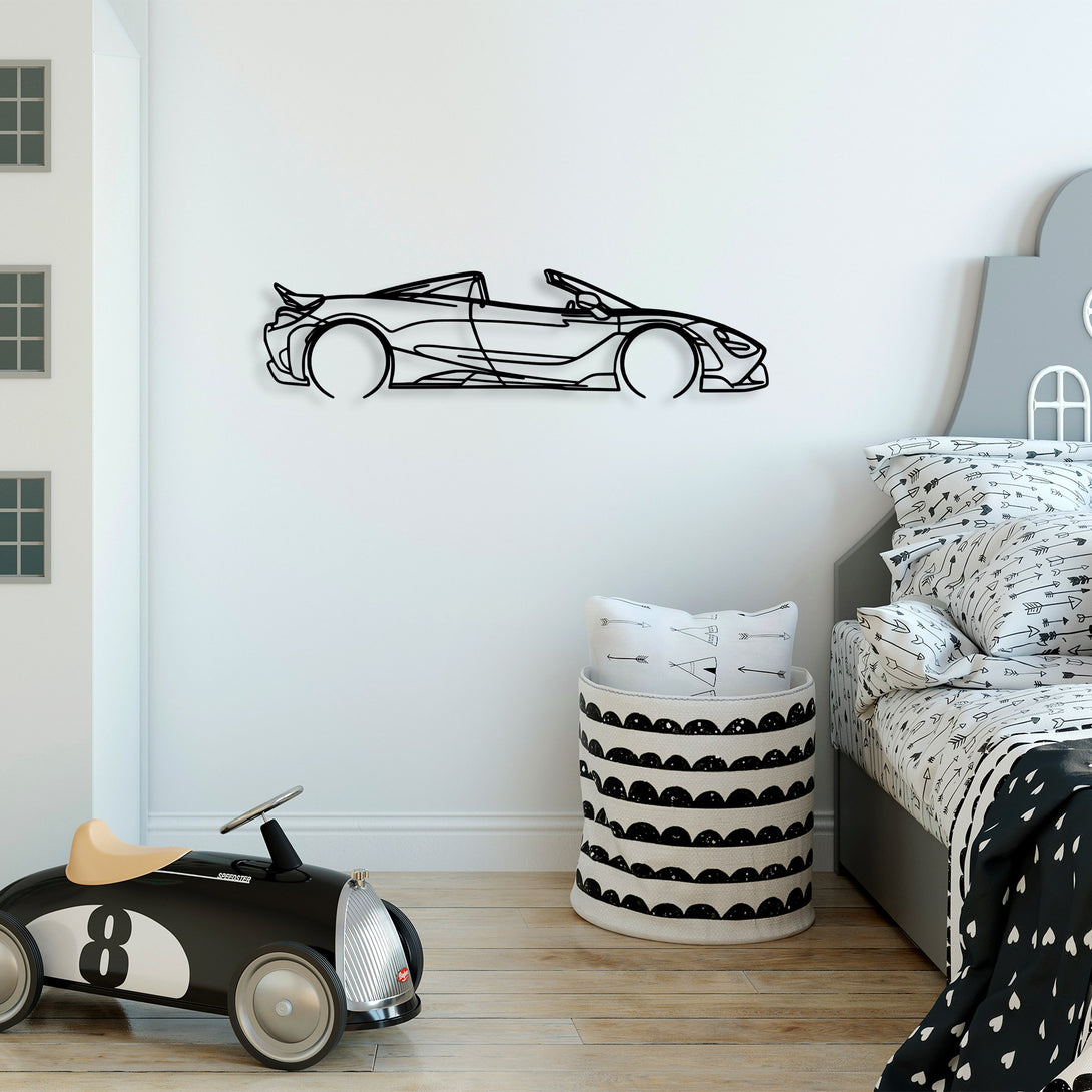 Fém fali dekoráció, McLaren 720S Silhouette-VASBÚTOR