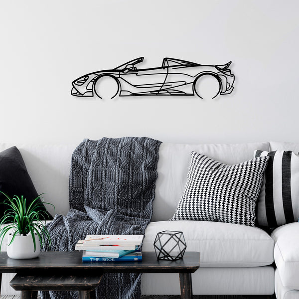 Fém fali dekoráció, McLaren 720S Silhouette-VASBÚTOR