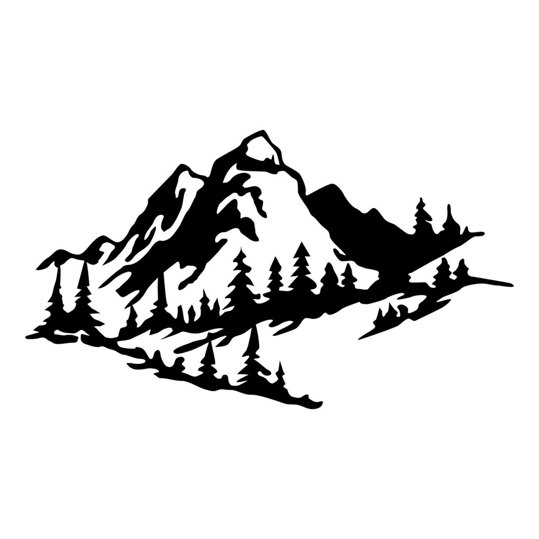 Fém fali dekoráció, Mountain 2-VASBÚTOR