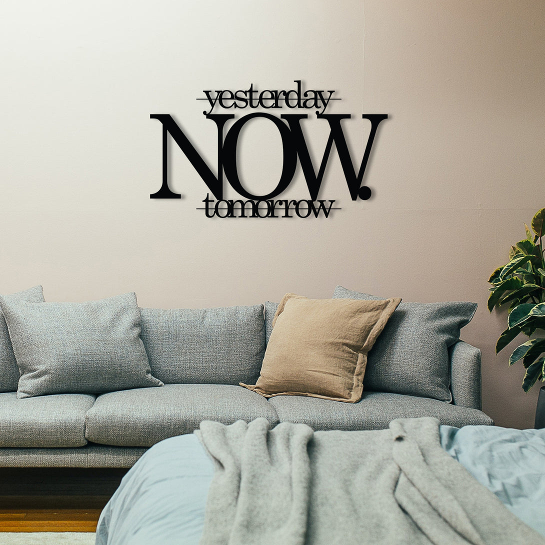 Fém fali dekoráció, Now-VASBÚTOR