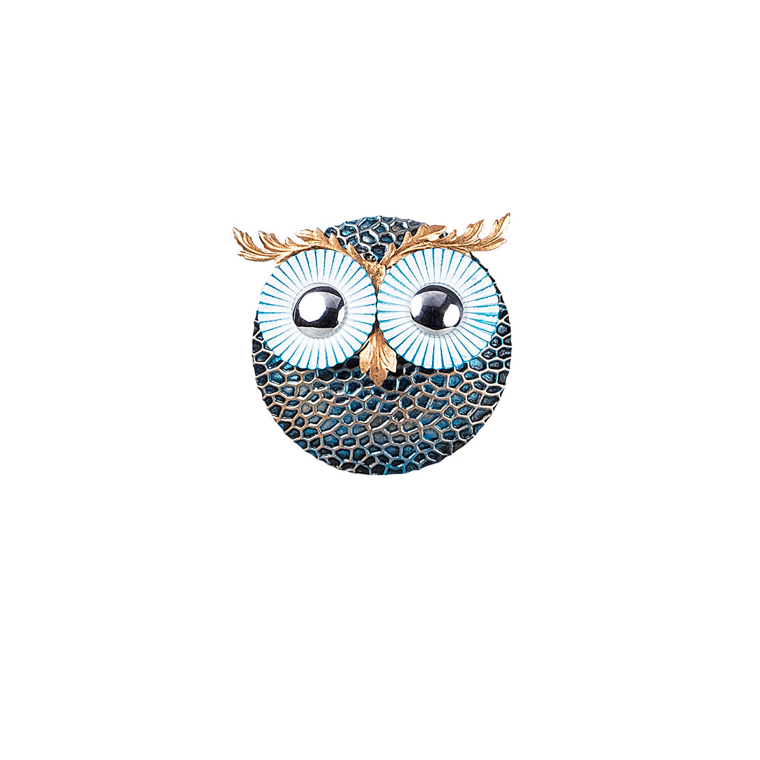 Fém fali dekoráció, Owl 3 - Silver-VASBÚTOR