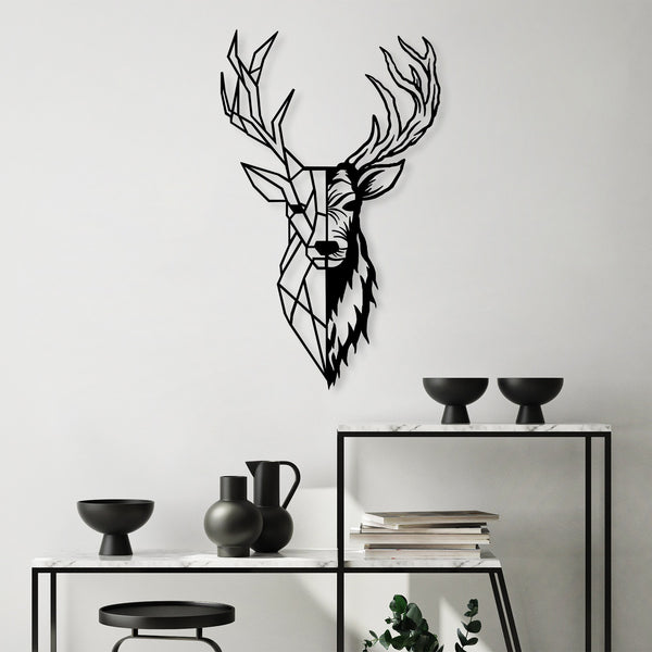 Fém fali dekoráció, Red Deer 2-VASBÚTOR