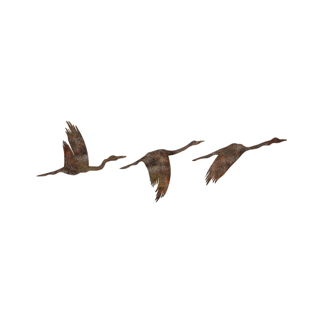 Fém fali dekoráció, Rusty Birds 1-VASBÚTOR