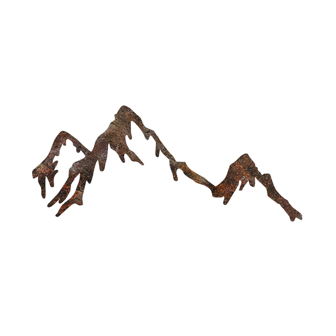 Fém fali dekoráció, Rusty Mountain-VASBÚTOR