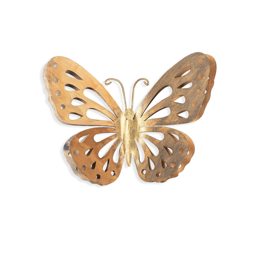 Fém fali dekoráció pillangó-VASBÚTOR