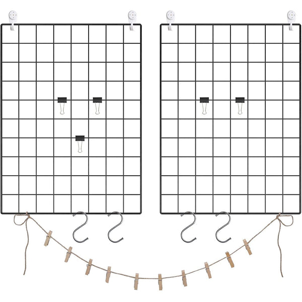 Fémhálós fali dekoráció 2 DB, 42 x 31 cm, fekete-VASBÚTOR
