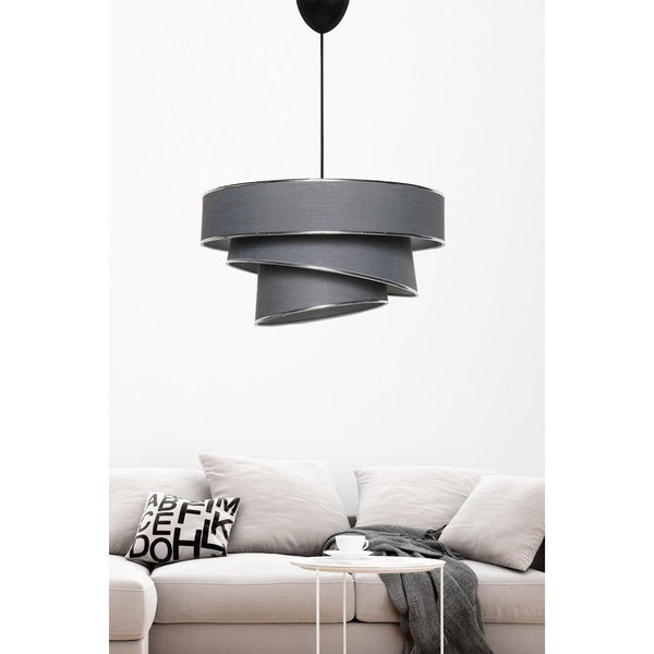Függőlámpa, Couper - Antracit, Silver-VASBÚTOR